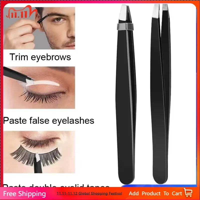 1 قطعة ملاقط الحاجب المهنية أدوات ماكياج الحاجب قرصة كماشة الملقط لملحقات الحواجب الجمال مشبك شعر مزيل