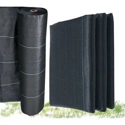 Black Ventilate Agricultural Anti Grass Cloth Fabric Ground Cover Landscape Greenhouse Weeding Mat Garden Orchard Weed Control