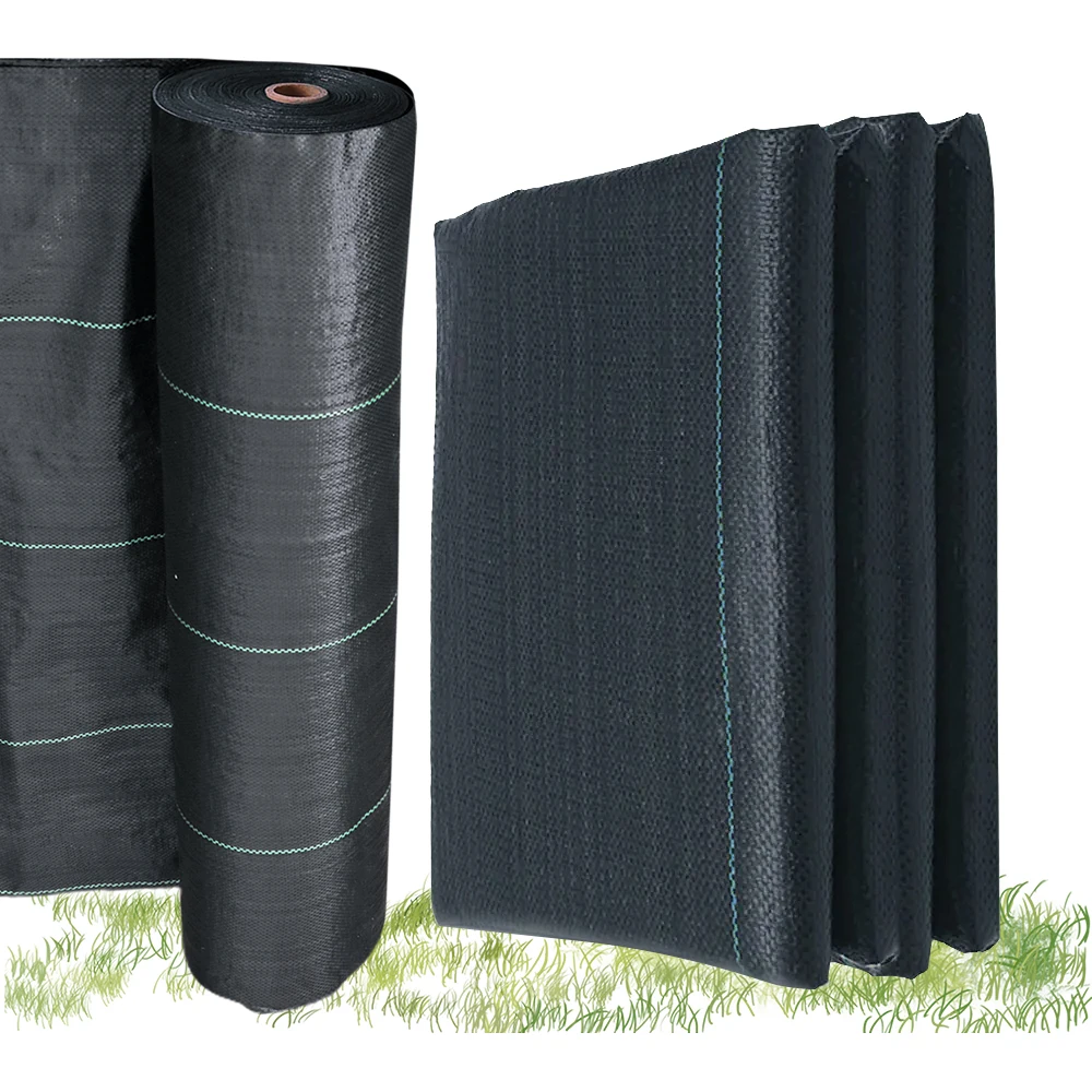 Black Ventilate Agricultural Anti Grass Cloth Fabric Ground Cover Landscape Greenhouse Weeding Mat Garden Orchard Weed Control
