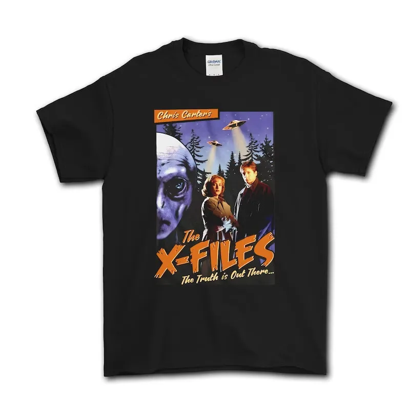 

The X Files Truth is Out There Vintage Poster Men s T Shirt Chris Carter Aliens