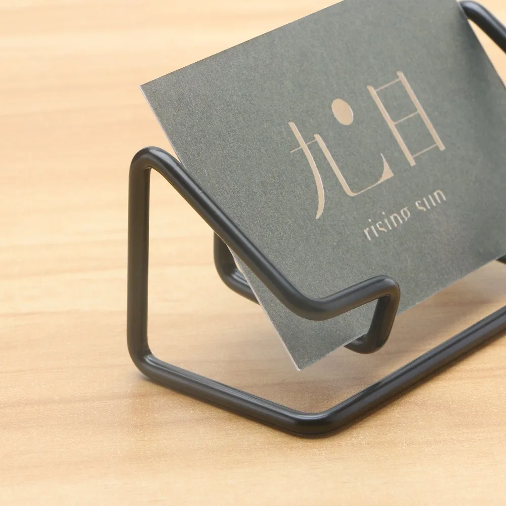 New Metal Business Card Holder Minimalist Elegant Cards Display Holder Multi-scene Name Card Holder Office Use