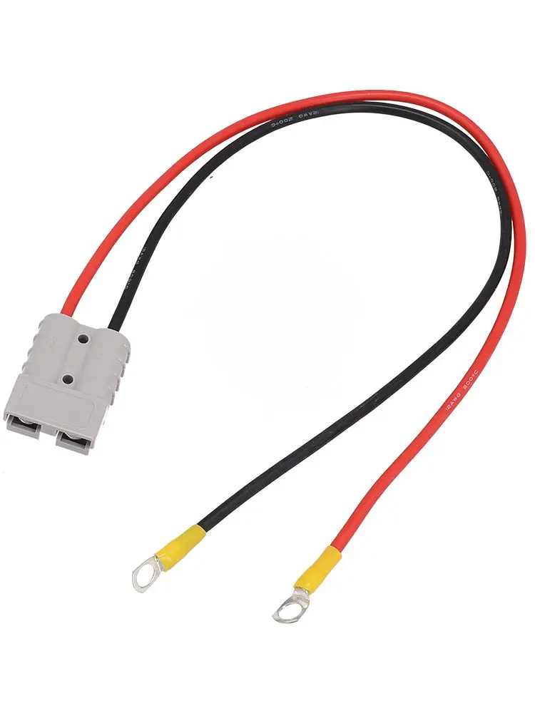 12AWG 50A DC Cable with M8 Connector and Lug Termination for Off-Grid Solar Battery Banks and Industrial Equipment