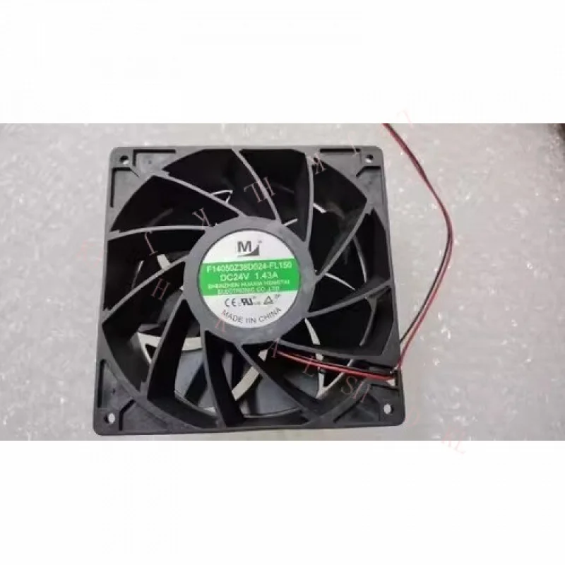 

N FOR M F14050Z38D024-FL150 DC24V 1.43A 2-Wire Inverter Cooling Fan
