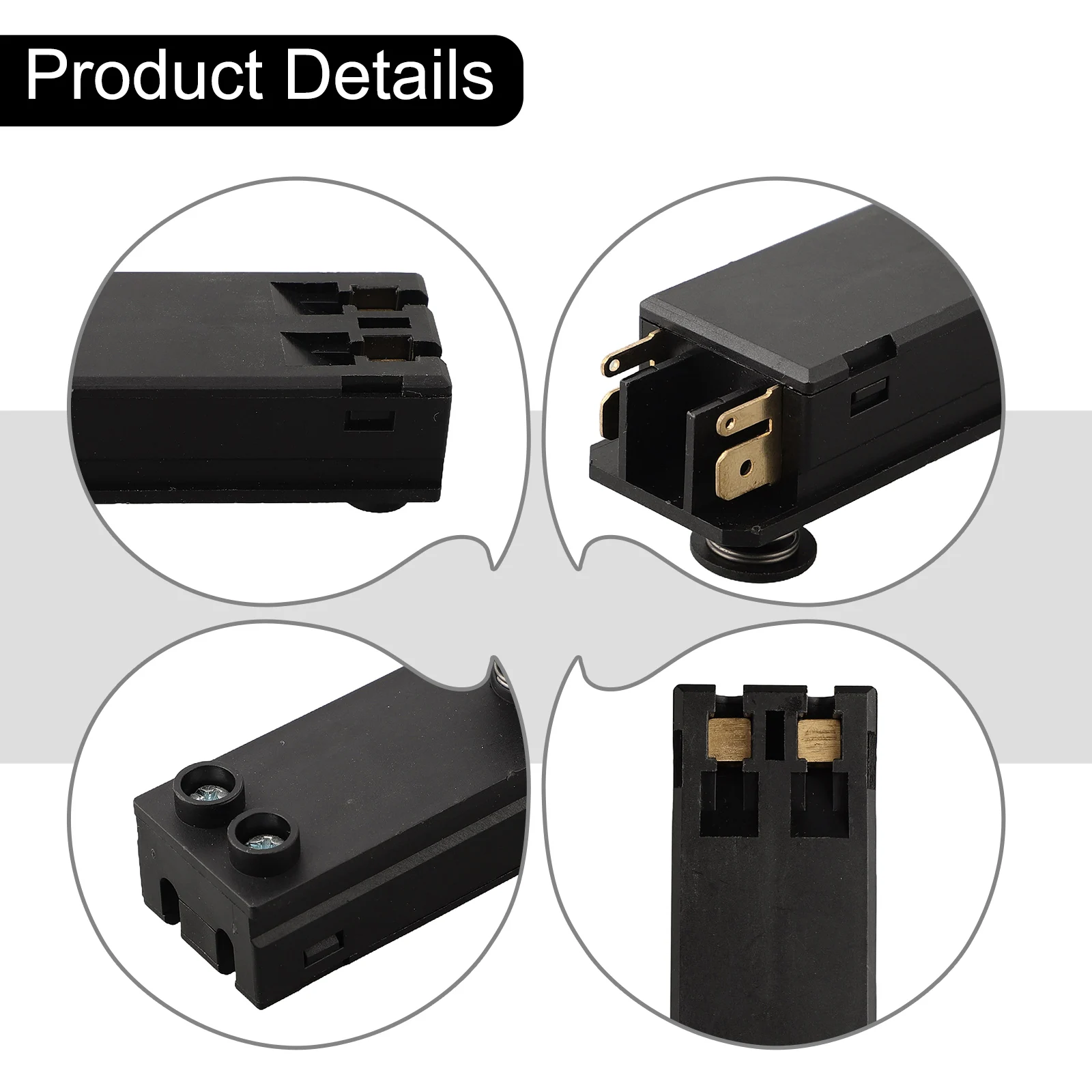 Replacement Switch 1617200048 for Bosch Electric Hammer Component Used in General Tool Servicing and Repair Work