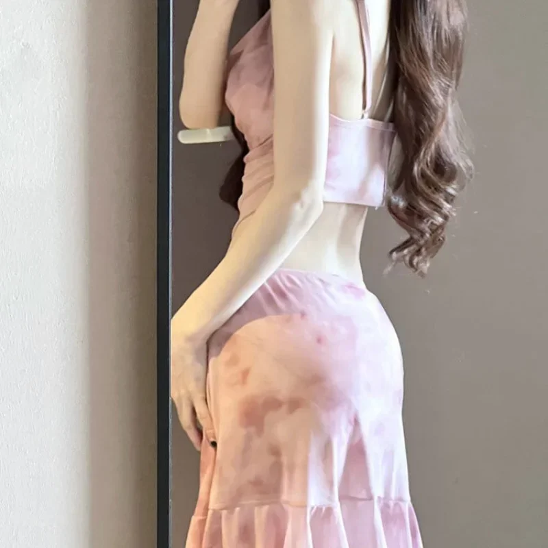 2025 Nuevo conjunto de bikini de tres piezas para mujer Traje de baño de dos piezas premium para cubrir, conservador adelgazante Vacaciones en la playa Hot Spring S