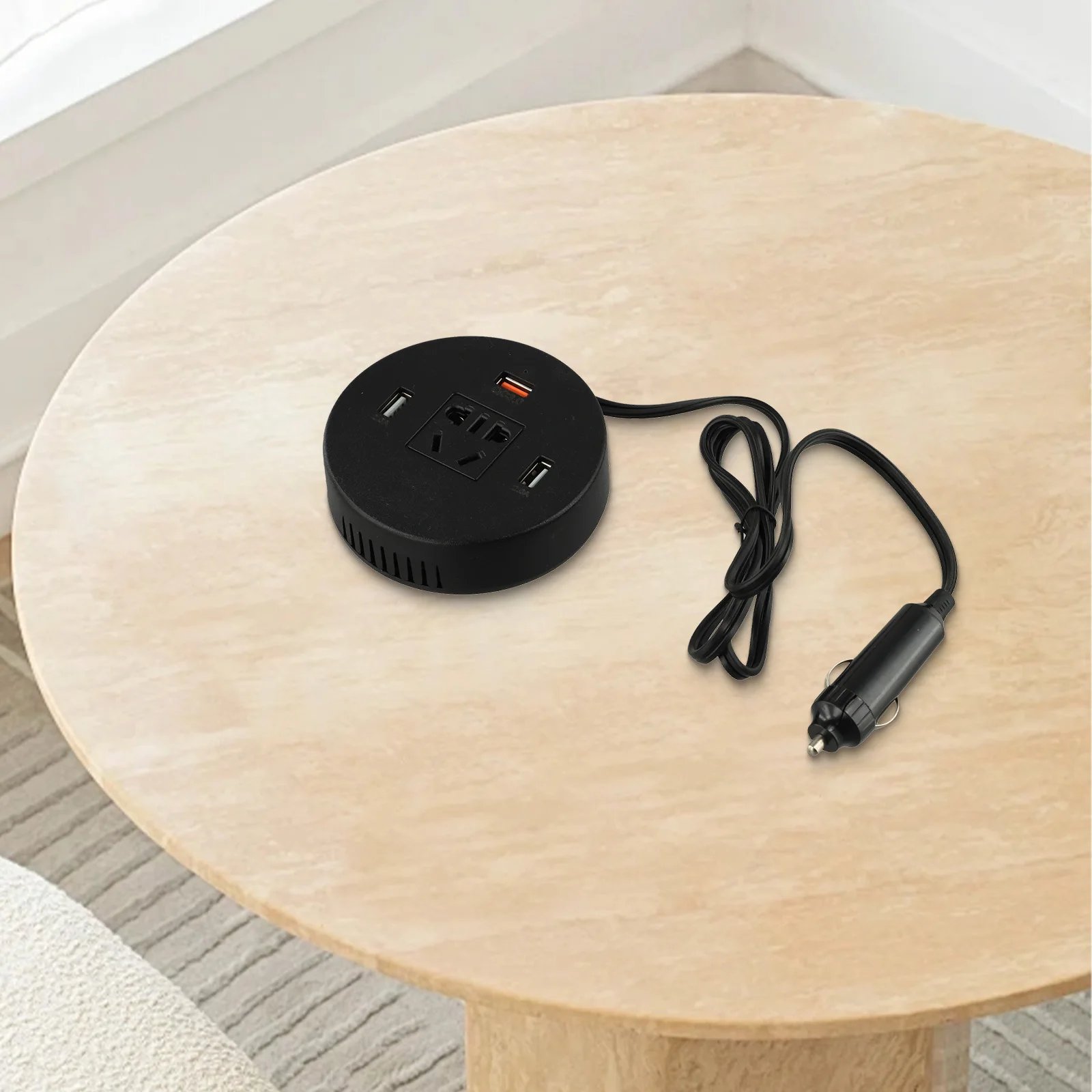 

Car Power Converter 12V To 110V Road Trip 120W Car Power Inverter 3 USB Ports Flexibility For Different Vehicles