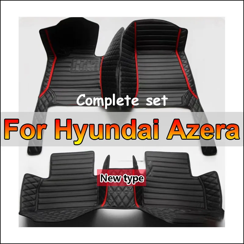 

Custom Car Floor Mats for Hyundai Azera 2011-2017 Years Artificial Leather 100% Fit Interior Details Car Accessories