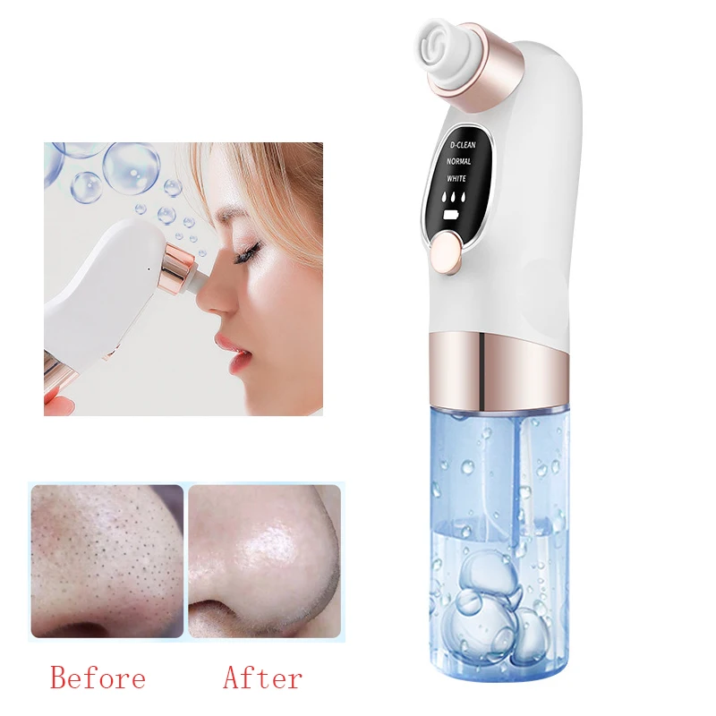 Blackhead Remover Pore สูญญากาศทําความสะอาดใบหน้าไฟฟ้าสิวสิว Black Head Removal USB ชาร์จ Water Cycle Black Dot ลบ