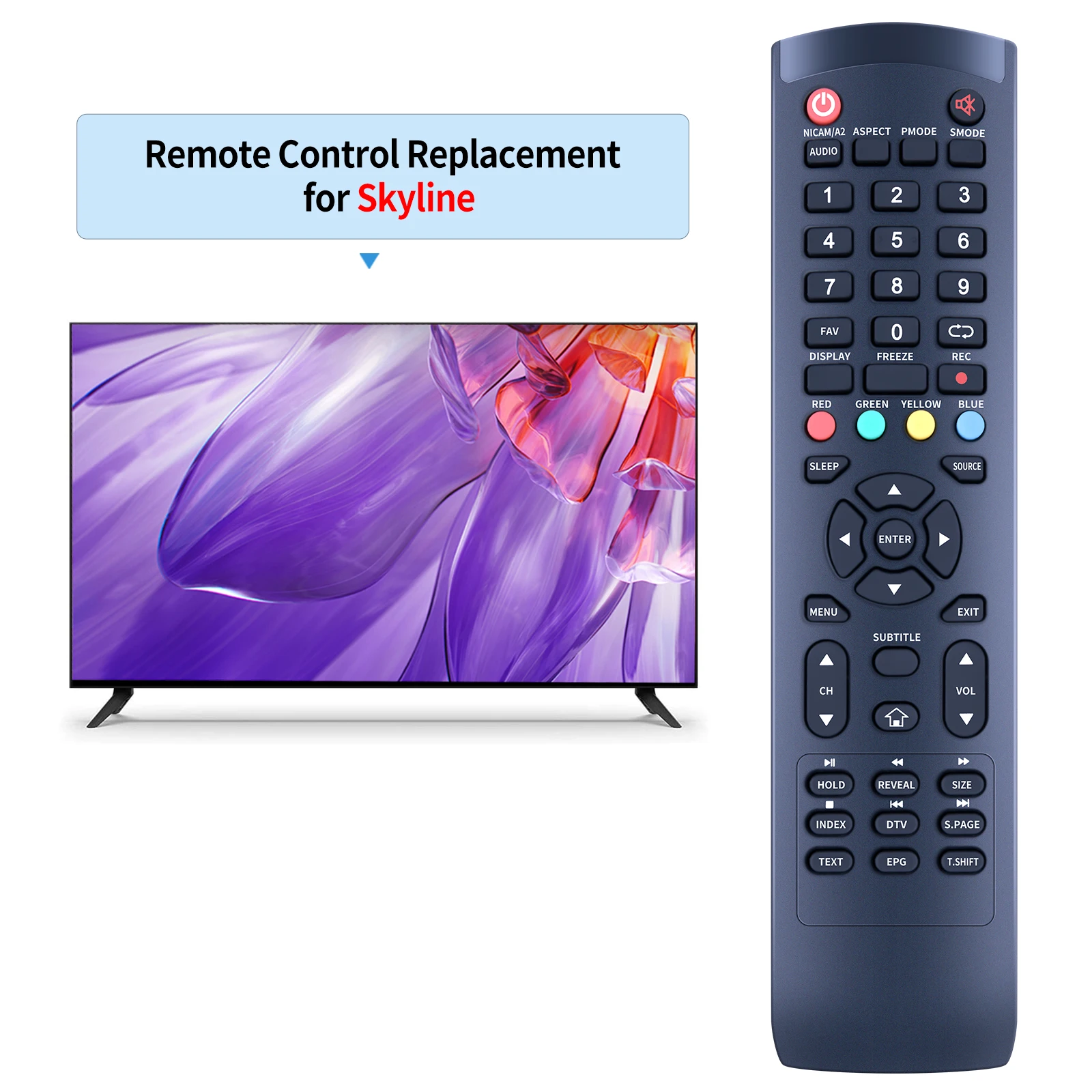 New Replacement Remote Control For Skyline TV