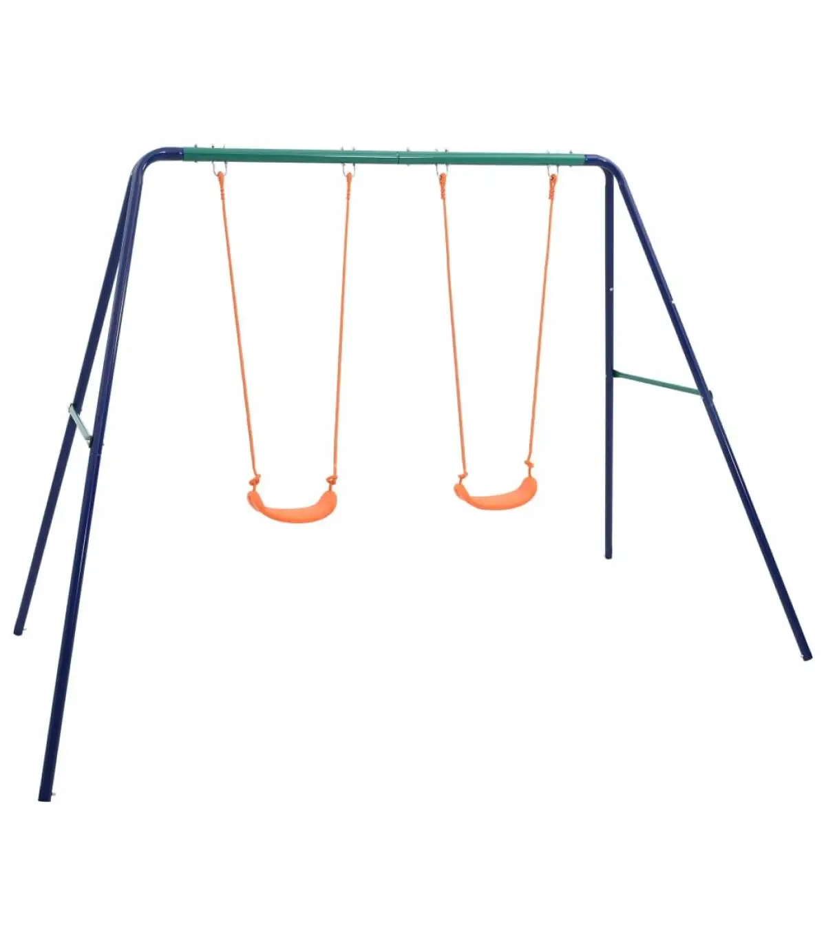 Swing set with 2 seats