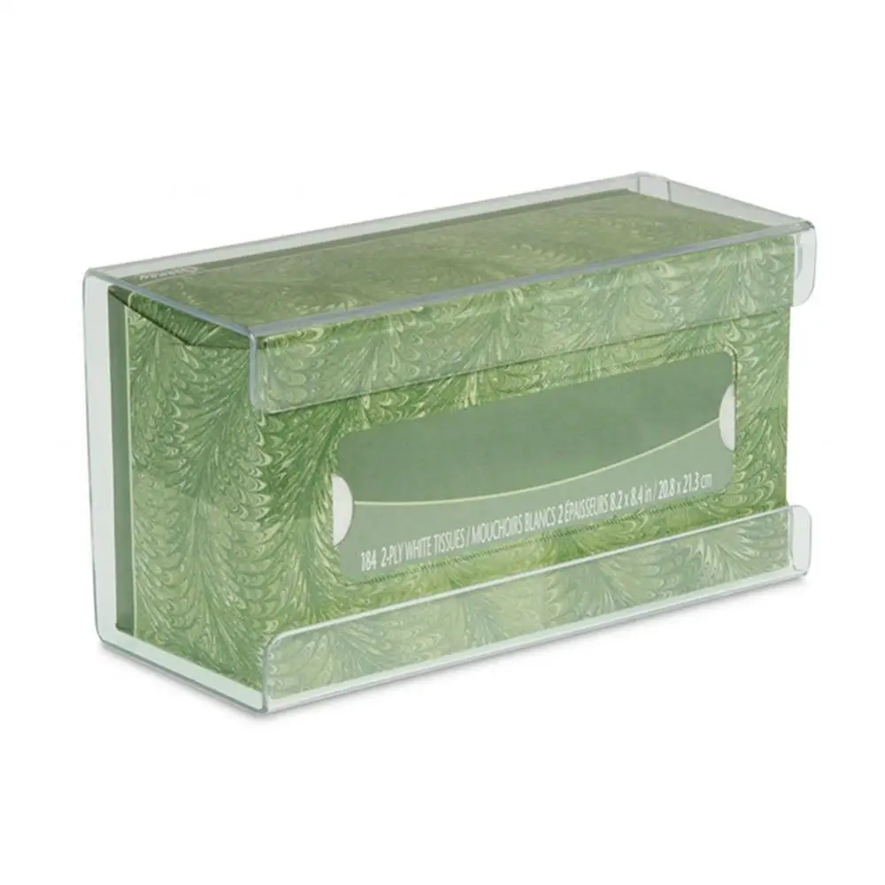 Kitchen Transparent Acrylic Wall Mounted Disposable Gloves Storage Box Organizer