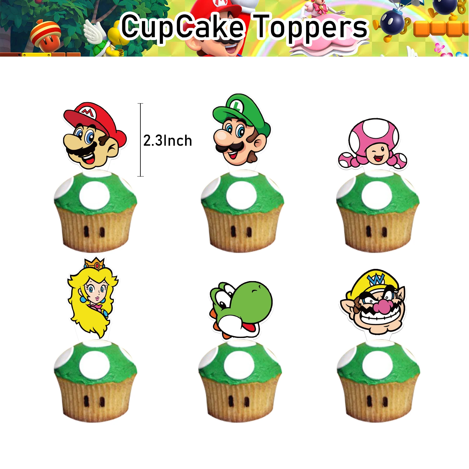 New Mario Birthday Decoration Cartoon Super Bros Party Supplies Kids Disposable Tableware Stickers Plate Balloons