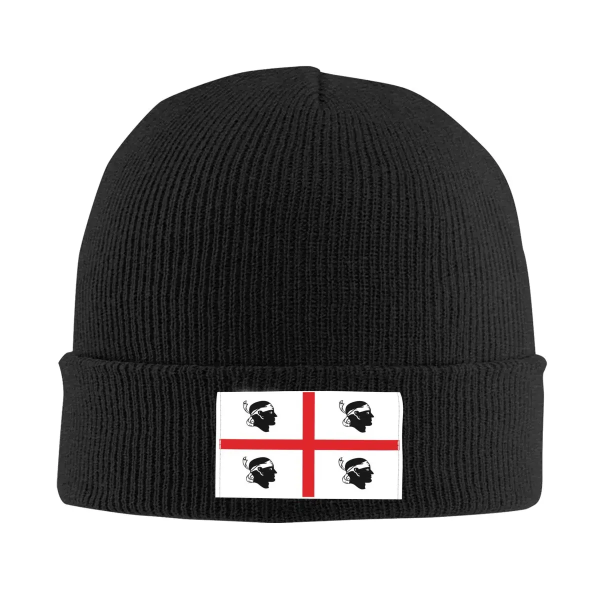 Flag Of Sardinia Skullies Beanies Caps Fashion Winter Warm Men Women Knitted Hat Adult Unisex Italy Sardegna Mori Bonnet Hats