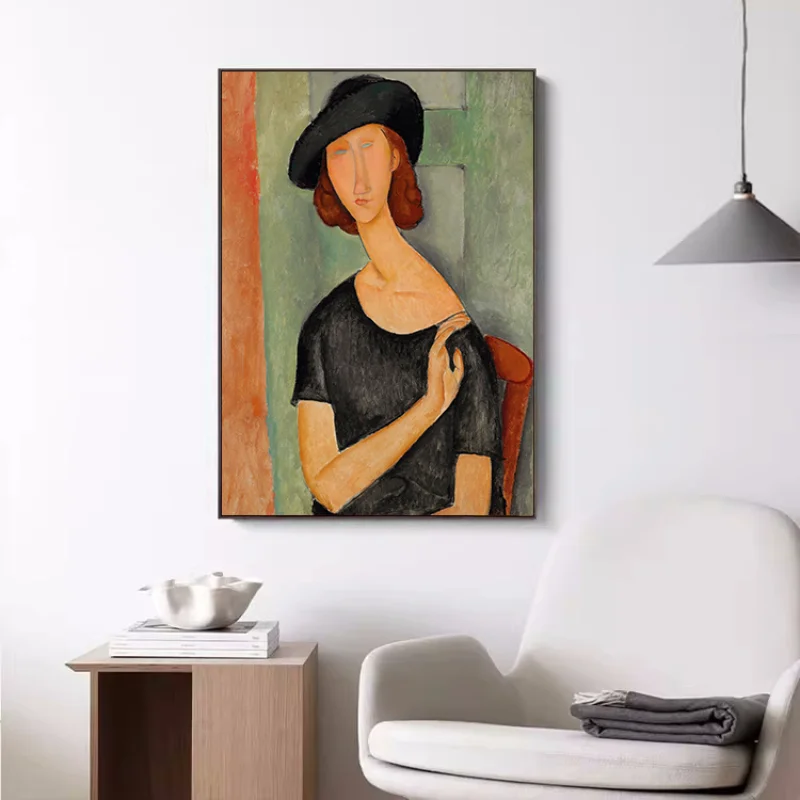 Classical Amedeo Modigliani Canvas Painting Posters and Prints Wall Art Pictures for Living Room Home Wall Decoration Cuadros