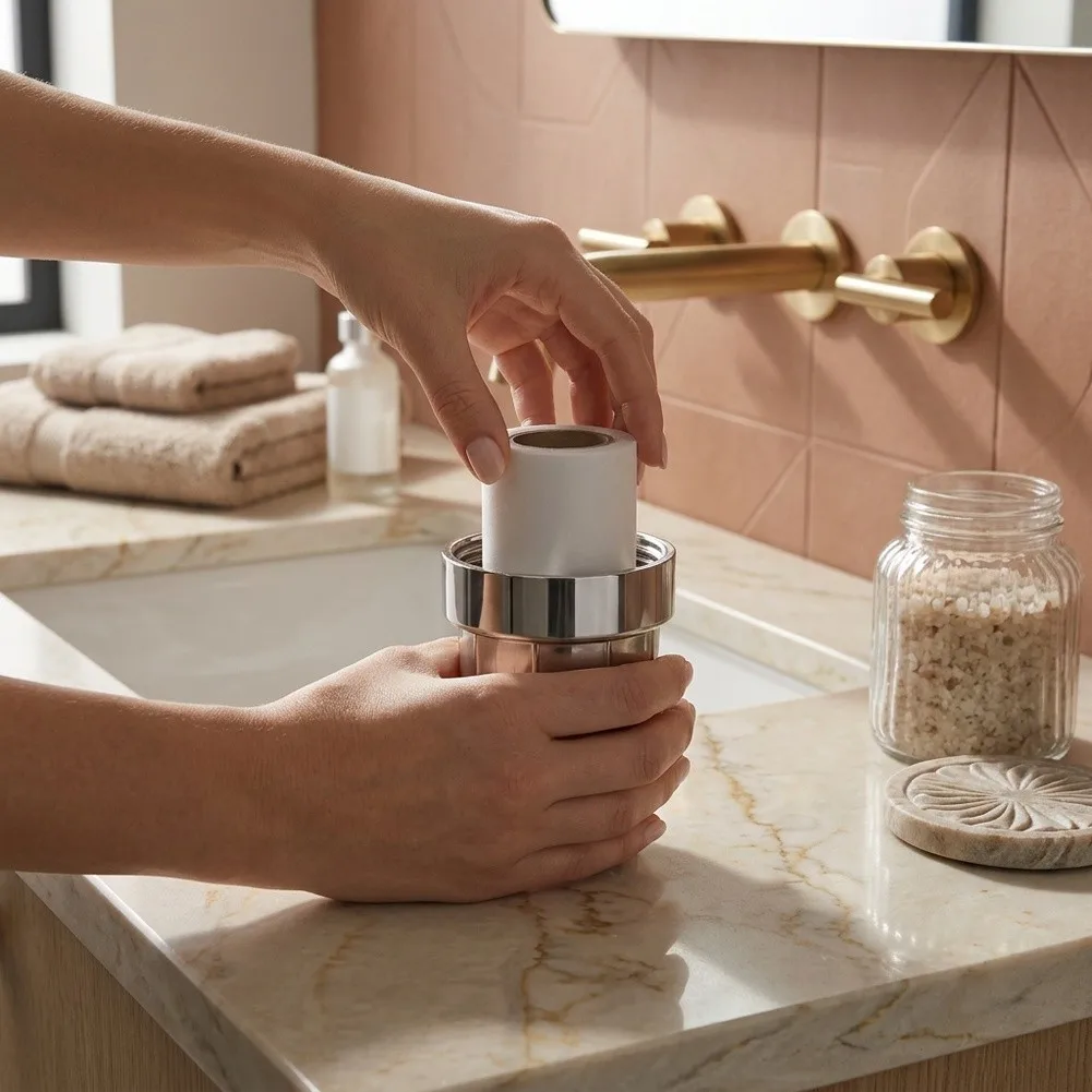 Multi-Stage Water Purifying Shower Filter Cartridge to Reduce Heavy Metals and Scale While Supporting Skin Hair Health