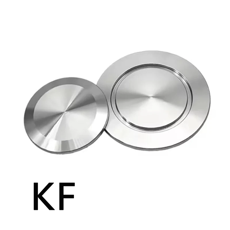 KF10 KF16 KF25 KF40 KF50 KF63 KF80 KF100 Vacuum Flange Blind Plate Solid End Cap Flange Baffle Plate 304 Stainless Steel