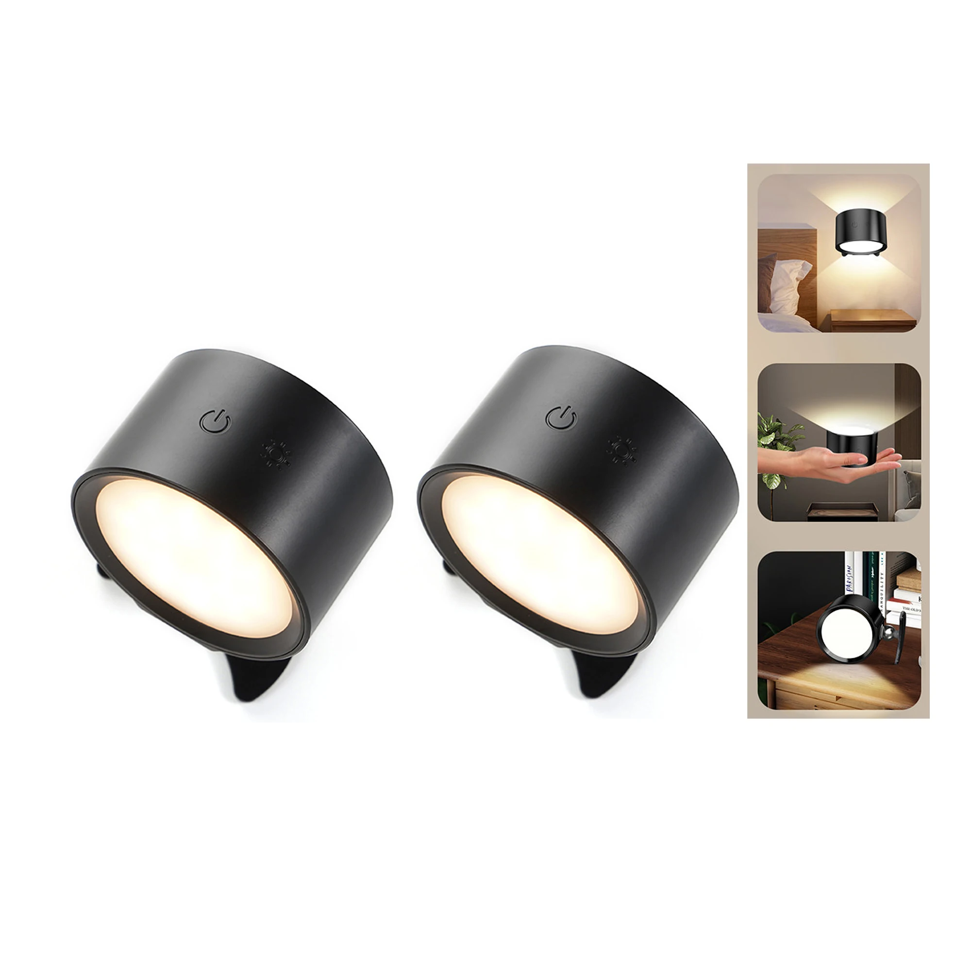 Wireless Wall Sconces And Lamparas De Pared Inalambricas Para Habitacion With Rechargeable Battery