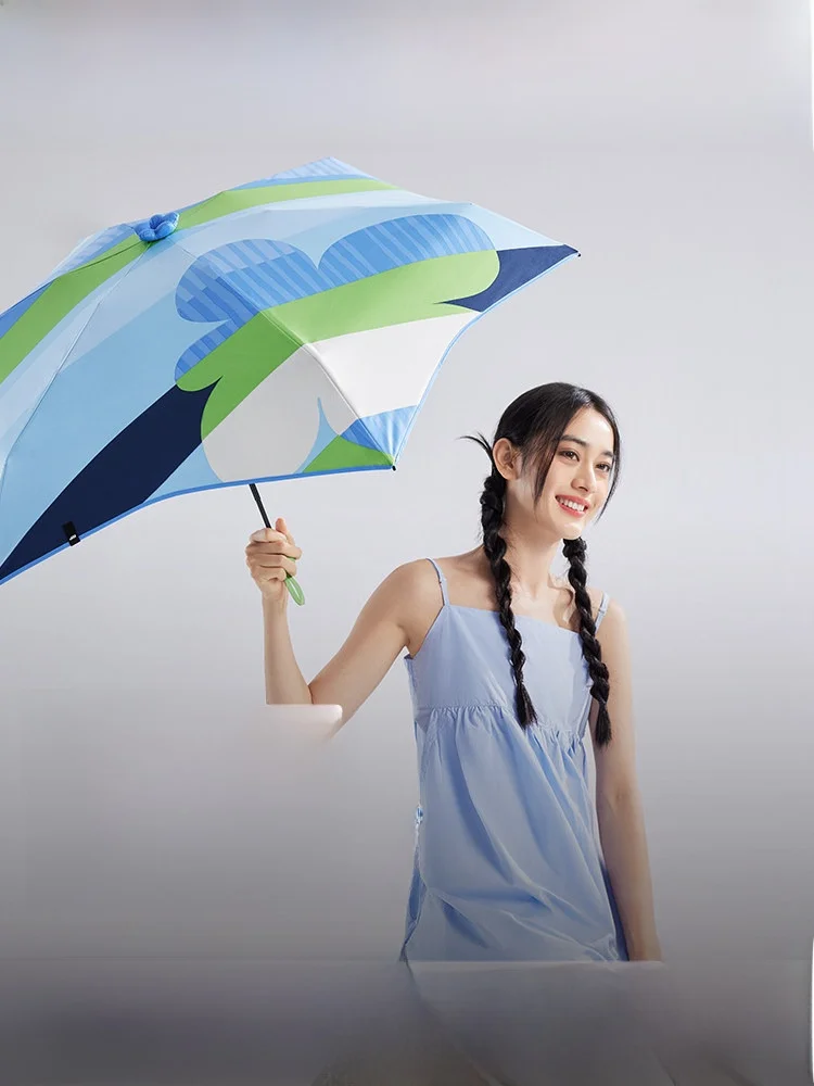 

Портативный легкий зонт с защитой от ультрафиолета в форме бананового листа и звезды BM65524, всесезонный, от солнца и дождя