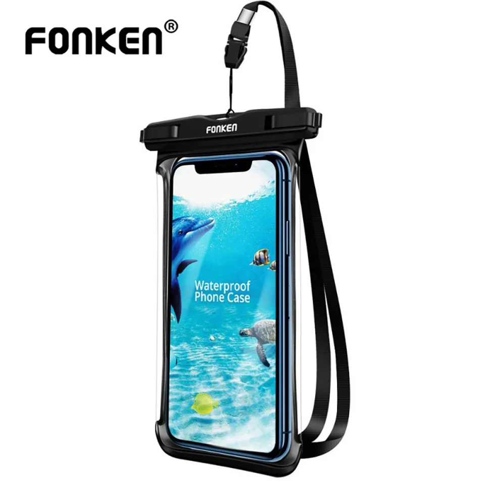 Bolsa universal impermeable para teléfono, funda tipo bolsillo, seca bajo el agua, compatible con Apple iPhone, Huawei, Xiaomi, Samsung