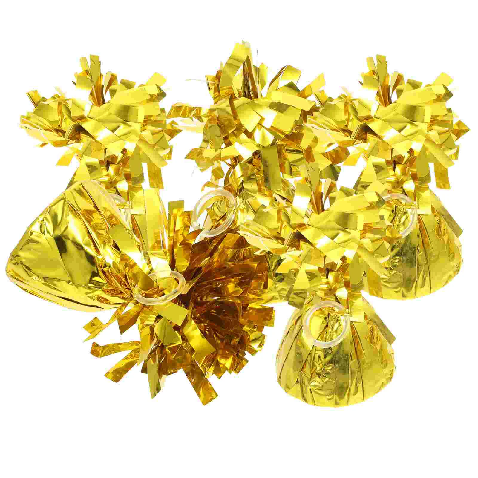 

5 Pcs Balloon Accessory Balloons Stand Party Weights Aluminum Foil Helium Weighted Base Decor