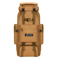 New Outdoor Backpack 70L Large Capacity Mountaineering Bag Camouflage Camping Hiking Luggage Bag Expandable Backpack for Men