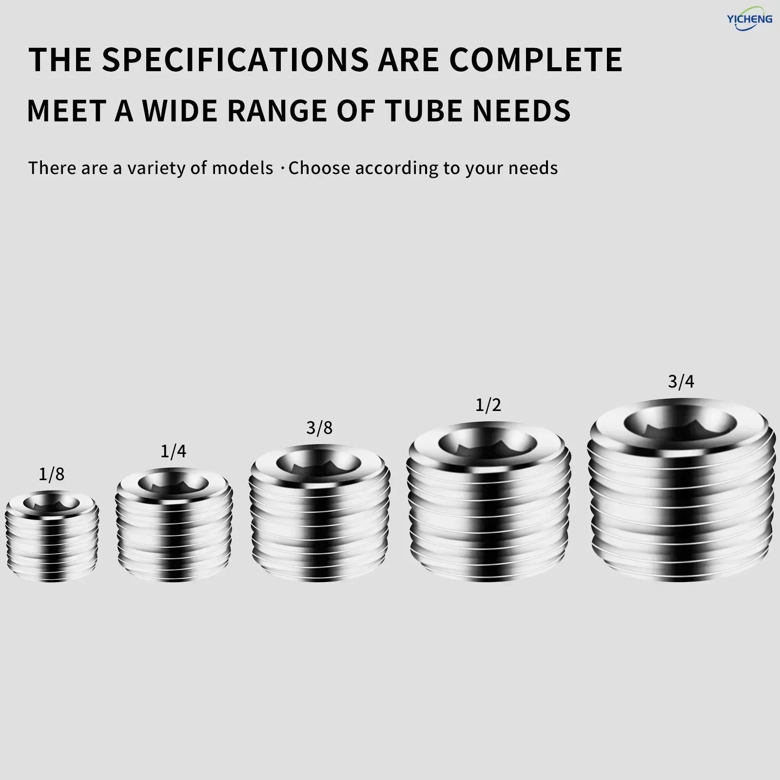 تركيب أنابيب الحديد، قابس غسيل سداسي، أنبوب ذكر 3/4 بوصة (عبوة من 10)