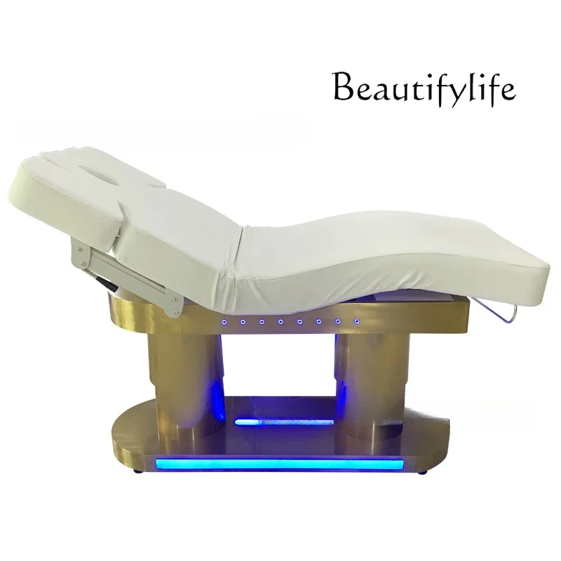 Electric Beauty Bed Multifunctional Beauty Salon Special Massage Couch Tepidity Therapy Bed Massage