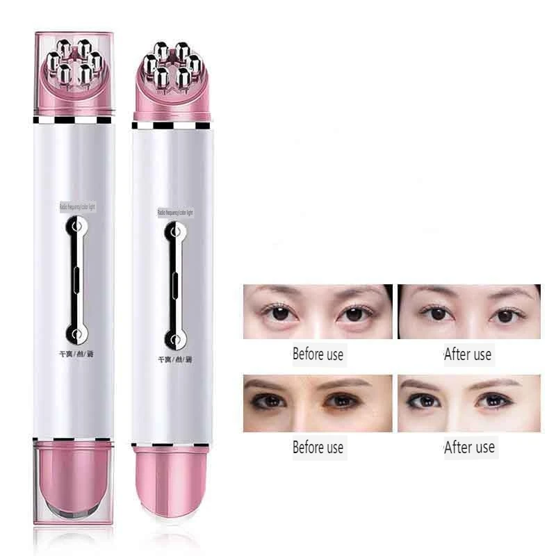 Electric Eyes Massage Beauty Device, Lighten Dark Circles Bags Eyes, Fight Fine Lines, Improve Eyes Puffiness, ESM, Usb MY-009