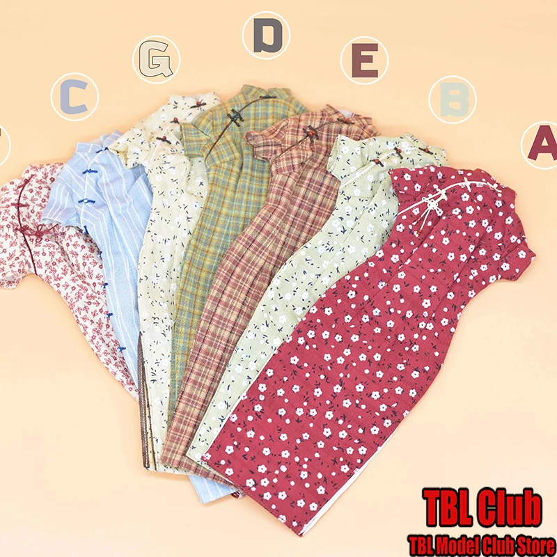 

Женская одежда в масштабе 1/6, новые ретро-элементы в китайском стиле, улучшенная версия Cheongsam для 12-дюймовой фигурки солдата