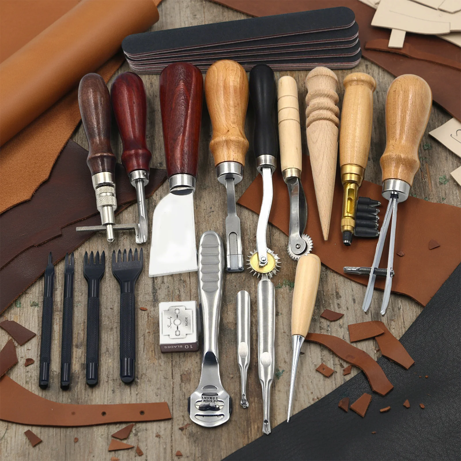 Набор инструментов для работы – обзор и цена Leatherwork Beginner Tools