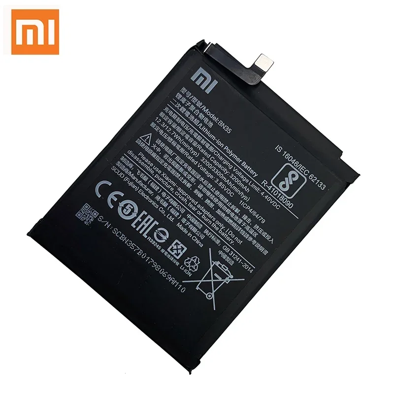 Xiao Mi Original Phone Battery BN35 For Xiaomi Redmi 5 Redmi5 Red mi5 High Quality 3300mAh Phone Replacement Batteries