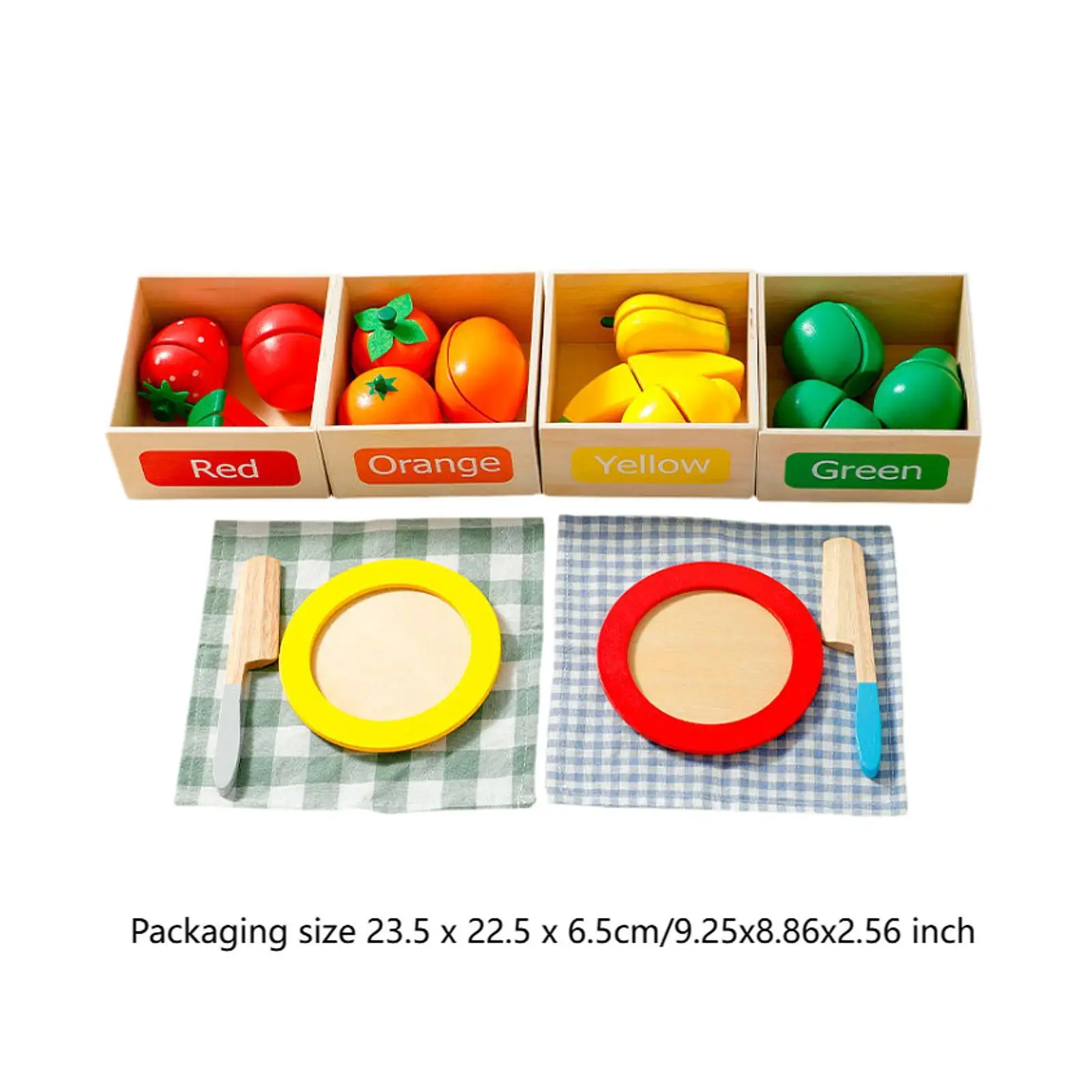 Kitchen Pretend Toy Simulation Kitchen Toys Color Learning Simulation Kitchen Wooden Kitchen Set for Kitchen Girls Toddlers