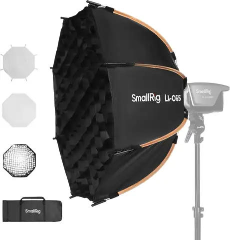 65cm Quick Release Octagonal Softbox with Carrying Bag for Bowens Mount COB Lights