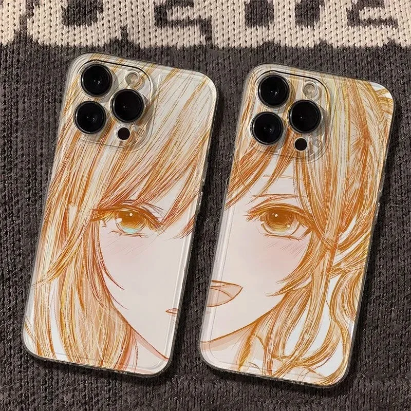 

Cute cartoon Anime Citrus Aihara Yuzu Clear Soft Case protect for iPhone 11 12 13 14 16 15 17 Pro Max Plus Shockproof Cover﻿﻿﻿﻿﻿