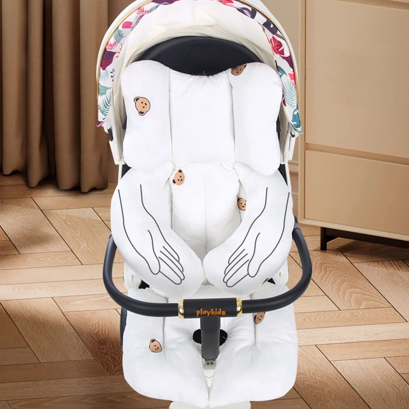 

Baby Stroller Cushion Universal for All Seasons Small Stroller Cushion Spinal Protection Baby Walking Tool Cotton Pad