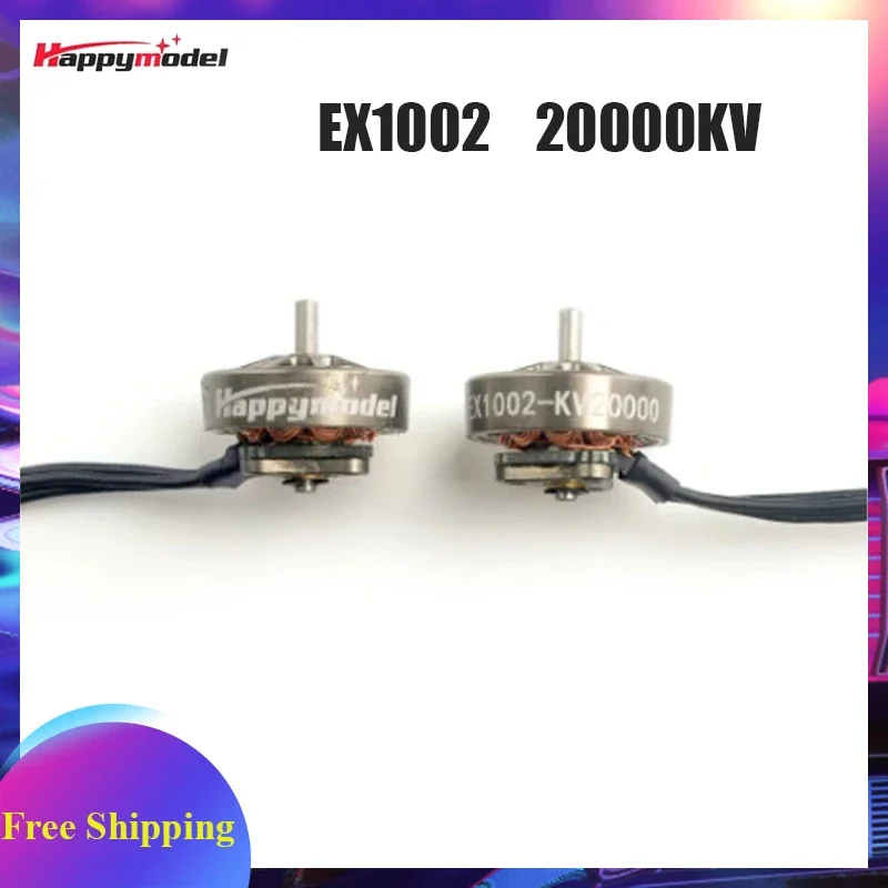 Happymodel EX1002 20000KV 1S Brushless Motor 1.5mm Shaft for Mobula7 /Moblite7 HDZERO 1S Whoop FPV Racing Drone