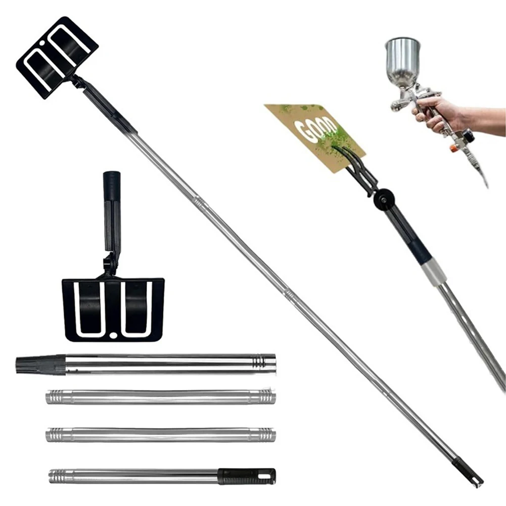 Adjustable Shield Bracket With Extendable Pole For Easy Spraying On Ceilings Corners And Trim Home DIY Automotive Tool