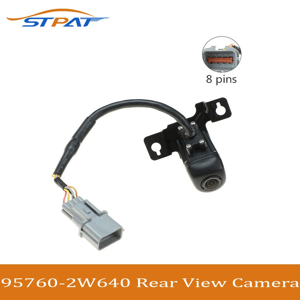 

STPAT Backup Camera Compatible with Hyundai Santa Fe 2016 2017 2018 Rear View Reverse Camera OEM Part # 95760-2W640 957602W640