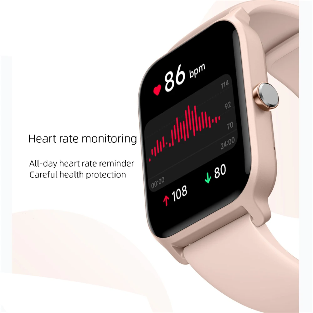 KAIMORUI 1.8-inch Bluetooth Call Smart Watch Men Woman Health Heart Rate Blood Oxygen Monitor Sports Smartwatch For Android iOS