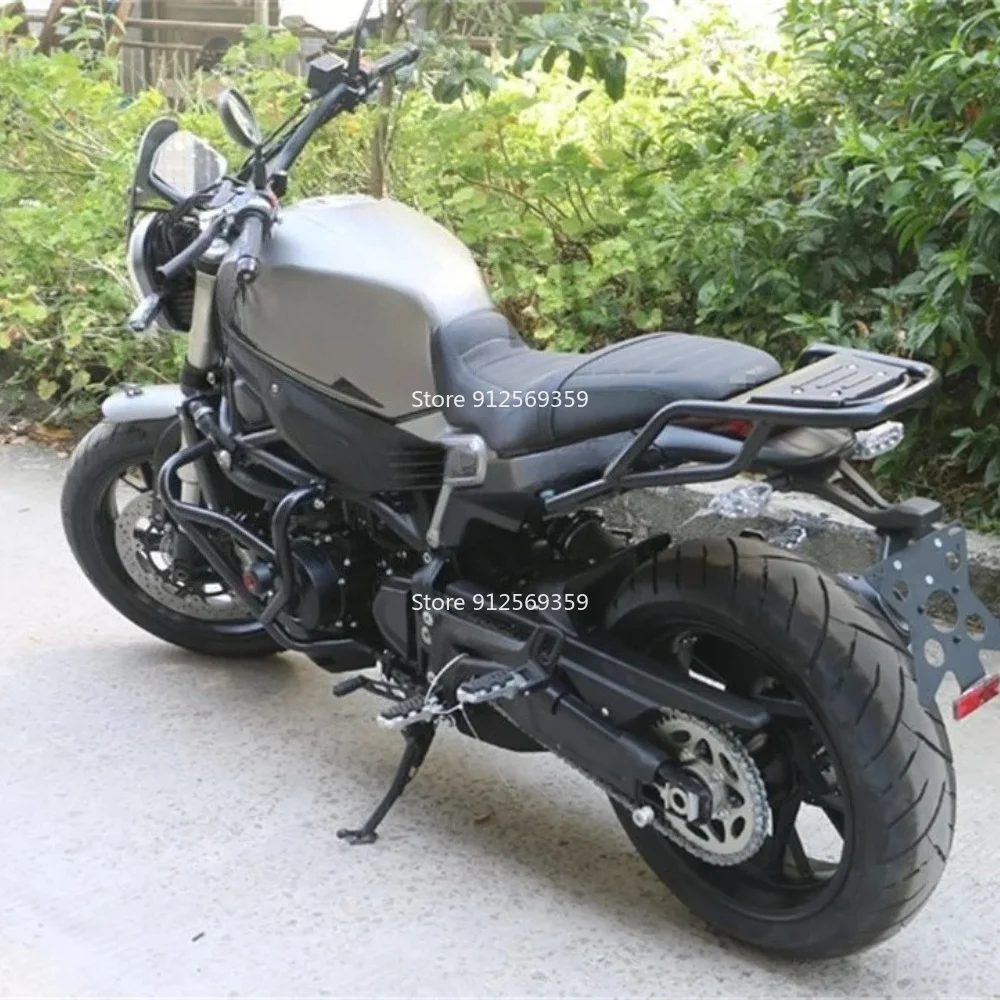 FOR Benelli Leoncino 800 Rear Side Saddle Bag Box Motorcycle Luggage Rack Carrier Leoncino800