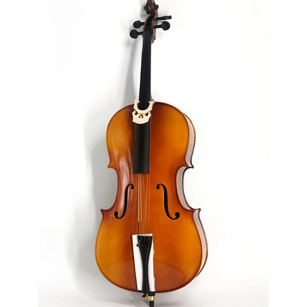 

Handmade Art Pattern Cello Musical Instruments, Ebony Accessories, Soft Bags, Bows Wholesale Export