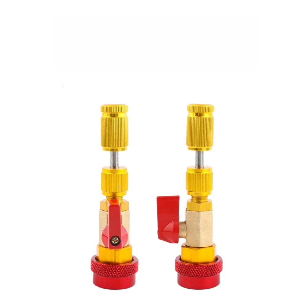 Automotive AC Valve Core Tool for Systems Brass Construction Quick Disconnect for High Side Low Side Ports Automotive