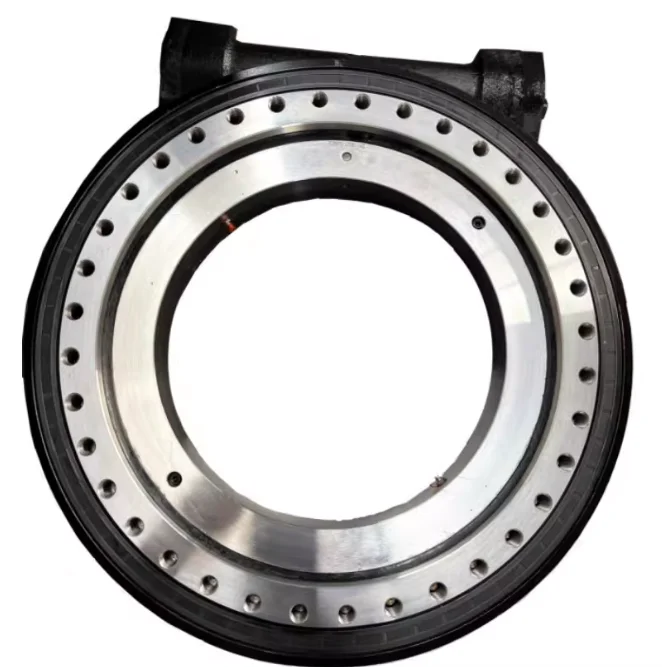Low Voltage Slewing Drive with 12V 7 Inch and 24V 9 Inch Motor, Special Rotation Support for Aerial Work Vehicles and Lifts