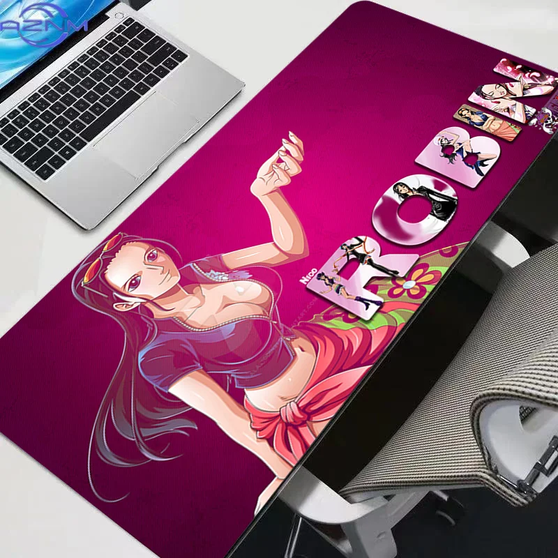 Large Gaming Mouse Pad One Piece Anime Durable New PC Computer Gamer Desk Mat For CS GO LOL XXL Laptop Kawaii Mousepad
