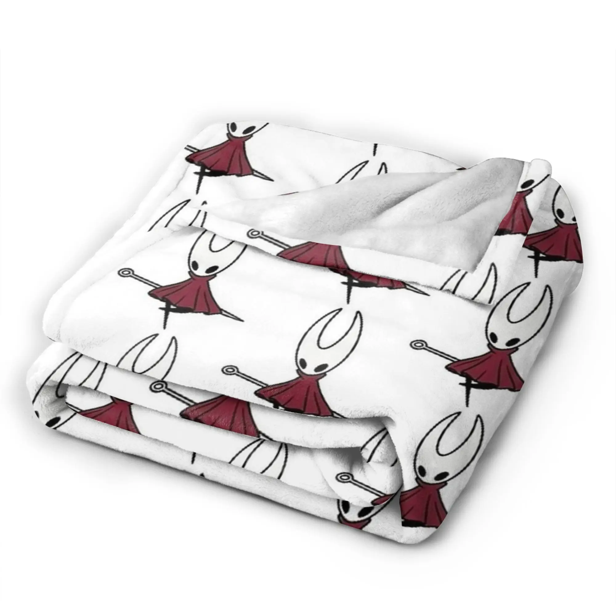 الدبور Silksong الجوف فارس الدافئة بطانية ناعمة صبي فتاة أفخم رمي بطانية مضحك غرفة المعيشة الفانيلا المفرش أريكة غطاء سرير #5