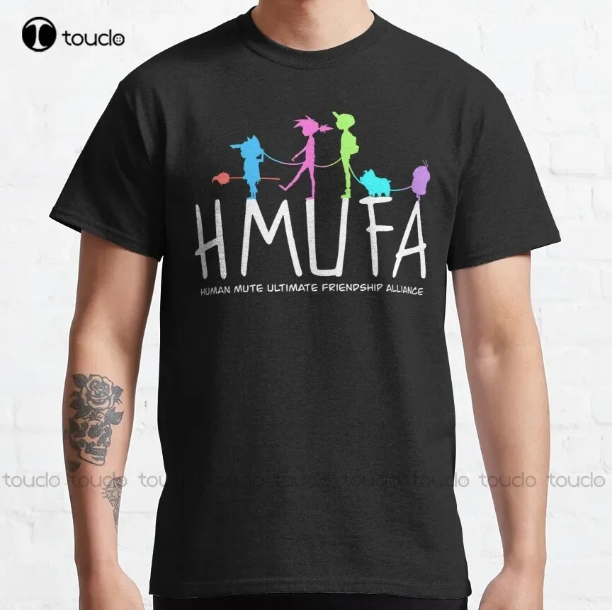 Kipo Hmufa (White) Classic T-Shirt T-Shirts For Men Fashion Creative Leisure Funny Harajuku T-Shirt Digital Printing Tee Shirt