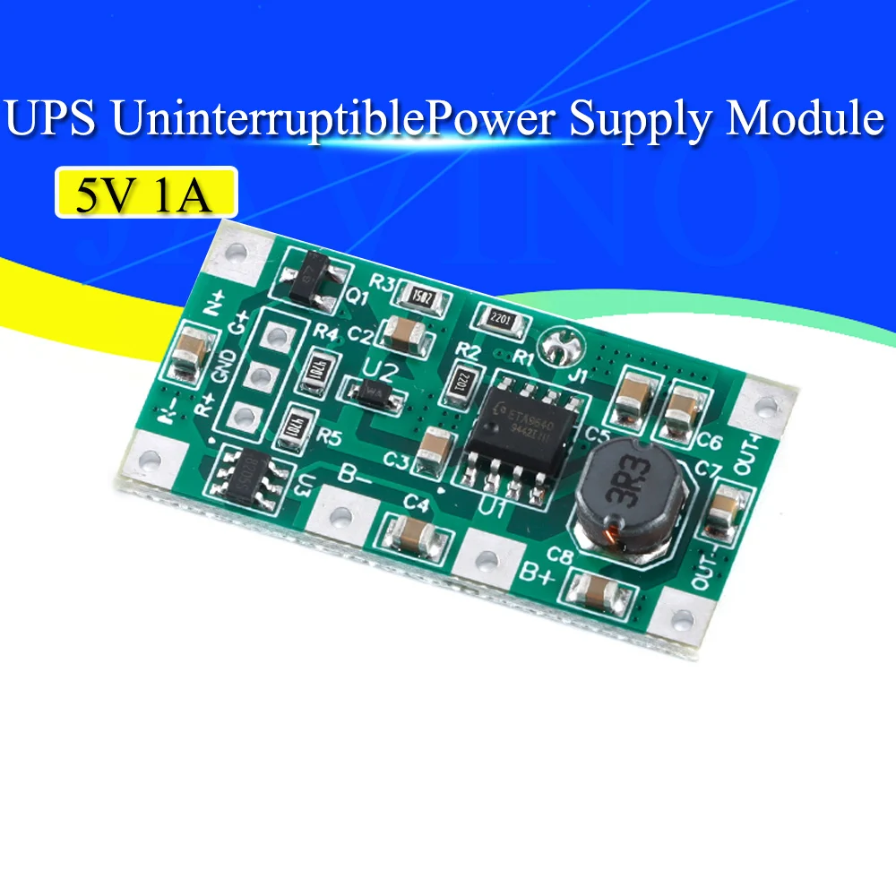 Uninterruptible Power Supply Board Charging Discharge Module for 18650 Lithium Battery UPS Voltage Converter DC 5V 1A Uninterru