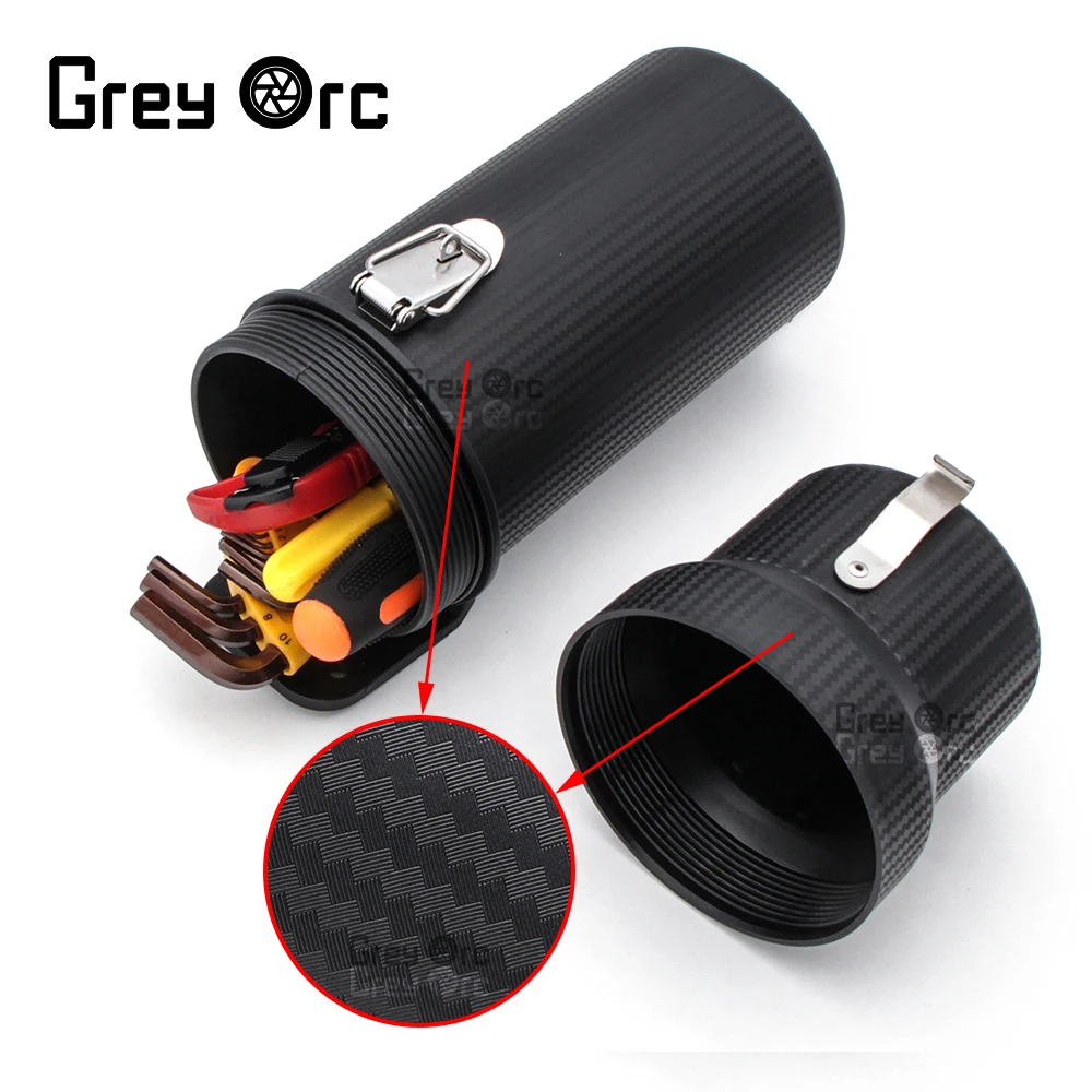 

Universal Off-road Motos Motorcycle Accessories Waterproof High-capacity Tool Tube Gloves Raincoat Storage Box Holder Canisters