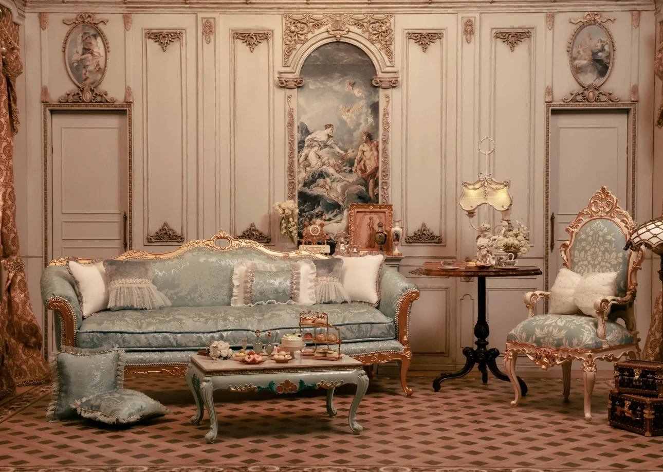 1/6 미니어처 가구 플로어 램프 옷장, 빈티지 시계 파일 캐비닛, 소파 모델 인형 집, DIY 액세서리, 미니어처 도시 선물