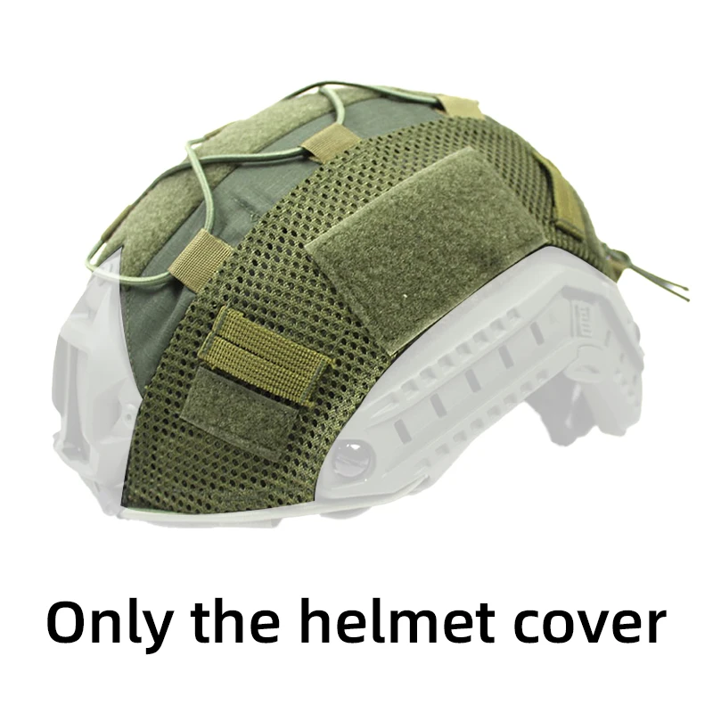 Cubierta de casco táctico para Fast MH, PJ, BJ, Airsoft, Paintball, cubierta de casco del ejército, accesorios militares, protectores de casco, 1PC